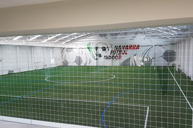 Sala cubierta de fútbol indoor