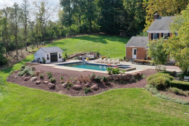 Example of a pool design in Philadelphia