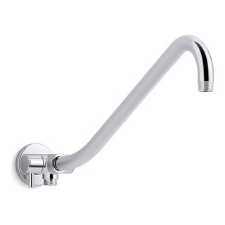 Relexa Brass Wall-Mount Supply Elbow Hand Shower Holder in Polished Chrome