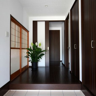 他の地域の中サイズのモダンスタイルのおしゃれな玄関の写真