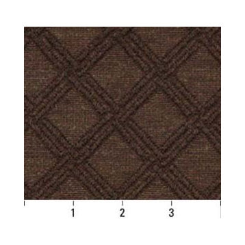 Brown Stitched Diamond Woven Matelasse Upholstery Grade Fabric By The Yard