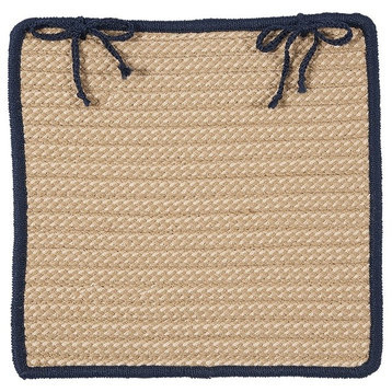 Boat House Navy Chair Pad Single