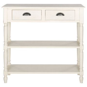 Mae Console Table With Storage White