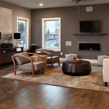 Urban Industrial Contemporary Townhome with Rooftop Deck