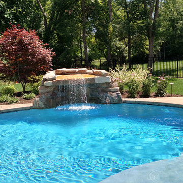 Custom Grotto Waterfall Pool