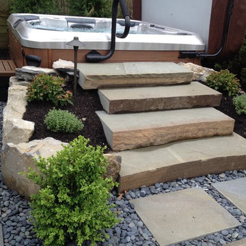 Spa Patio Design. Syosset, NY.