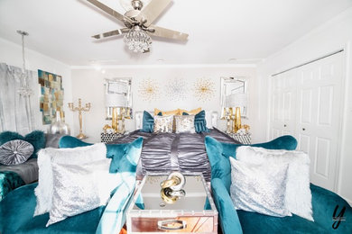 Bedroom - contemporary bedroom idea in DC Metro