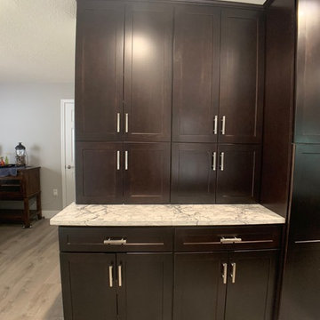Espresso Shaker Kitchen Remodel