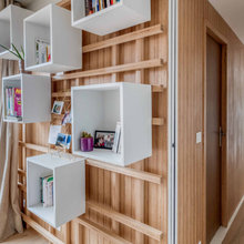 Appart lumineux, terrasse en hauteur, Chambre enfilade, bois