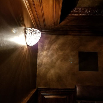 Theater Room - Guilt Bronze Metallic Finish