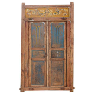 19th Century Painted Javanese Door