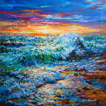 Seascape art, Seascape Painting, Original Paintings for Sale by Leon Devenice