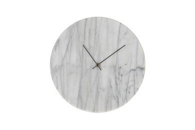 Maddy Marble Wall Clock (White)