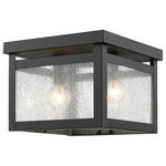 Livex Lighting - Milford Ceiling Mount, Bronze - Our Milford collection is an elegant transitional complement to your traditional or modern decor.  This model features a hand-worked steel construction and a handsome deep bronze finish.