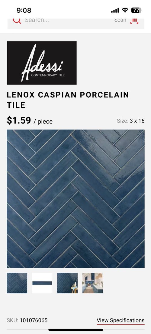 pair white subway with blue accent wall?