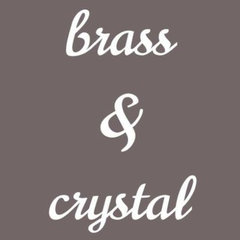 Brass & crystal