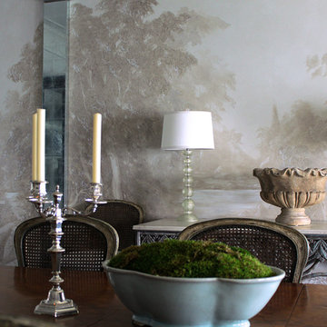 Grisaille Landscape Murals