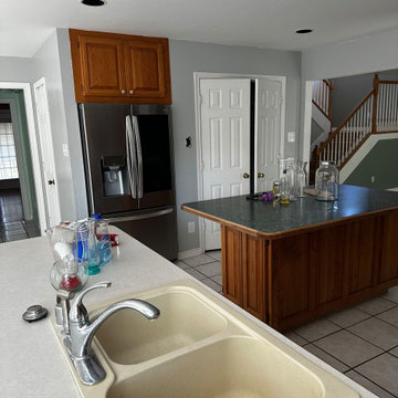 Outdated Kitchen and Living Room Remodel