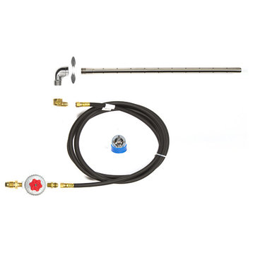 24" Single Linear Burner and Complete Basic Kit for Propane
