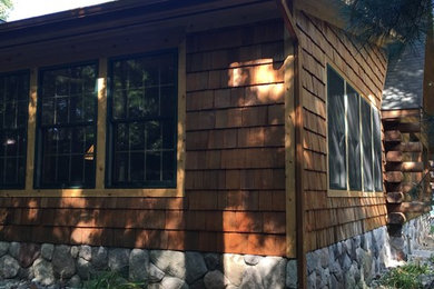 Inspiration for a craftsman home design remodel in Other
