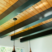 living room beams