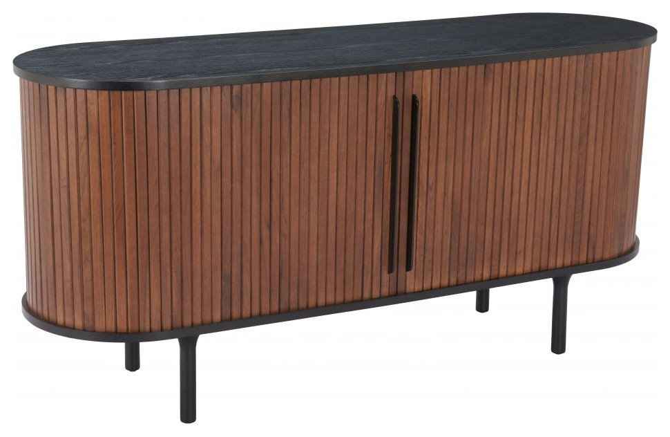 Koriana Sideboard Black & Walnut main image 0