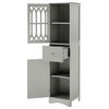 Gewnee Freestanding Storage Cabinet, Grey