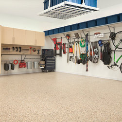 Maple Cabinets and Monkey Bars Storage shelving - Garage And Tool Storage