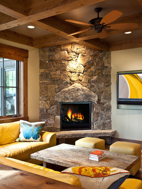 Corner Fireplace Home Design Ideas, Pictures, Remodel and ...