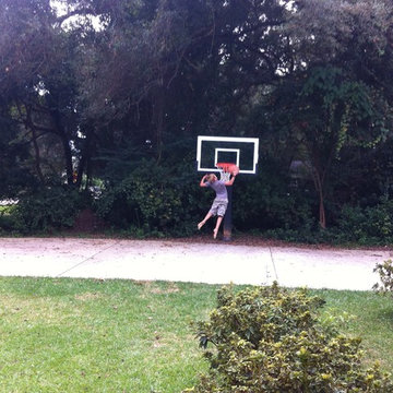 Joesph M's Pro Dunk Gold Basketball System on a 60x25 in Fairhope, AL