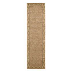 Nourison Rug Boutique - Scrollwork Peach (Pink) 2 ft. 3 in. x 8 ft. Rug Runner - Rugs