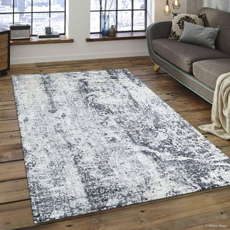 Hand-Knotted Wool Ivory/Gray Transitional Modern Modern Rug, 7' X 9'