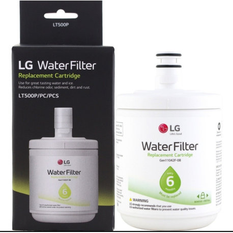2 Pack LG LT500P 6 Month 500 Gallon Refrigerator Replacement Water Filter