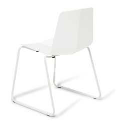 Stratos Sled chair in white - Dining Chairs