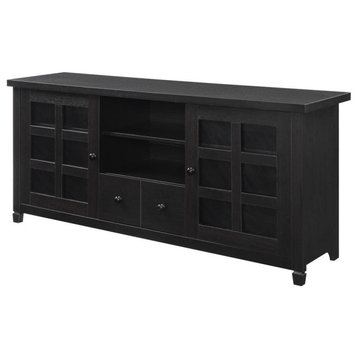 Newport Park Lane 1 Drawer TV Stand with Storage Cabinets and Shelves for...
