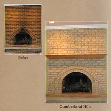 fireplace refinish