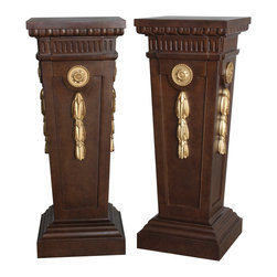 GILANI - Roman Pedestal - Plant Stands And Telephone Tables