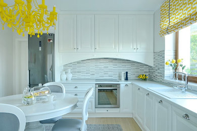 Kitchen - small contemporary kitchen idea in Other