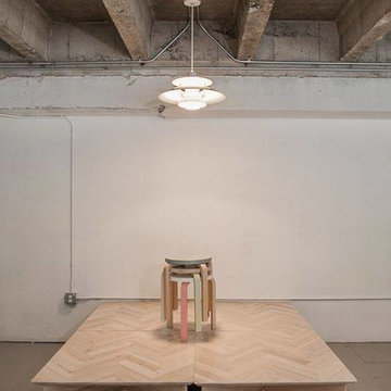 Tables made by Bjelin Parquet. Austere, Los Angeles.