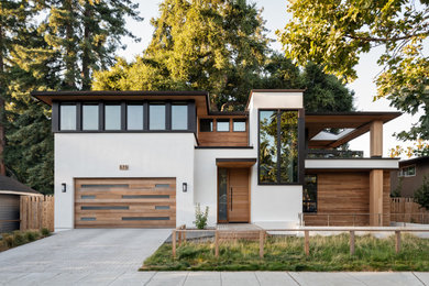 Example of a trendy home design design in San Francisco