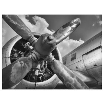 "Vintage aircraft propeller" Digital Paper Print by Anonymous, 42"x32"