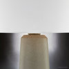 Modern-Rustic Table Lamp 15''W x 15''D x 27''H, Polished Concrete Finish