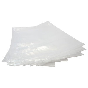 100 pack of 5x7 Reclosable Resealable Clear Zip Lock Poly Plastic Bags 2 Mil