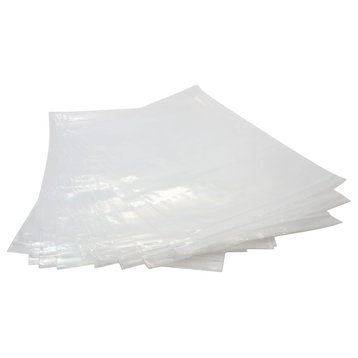 100 Pack 9" x 12" Resealable 2Mil Plastic Big Clear Poly Zip Food Safe Bags