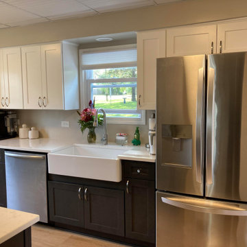 Transitional Kitchen and Laundry Room Remodel