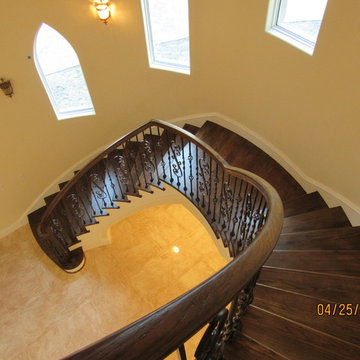 Curved Stair Project: Basil & Nadia Itani Res