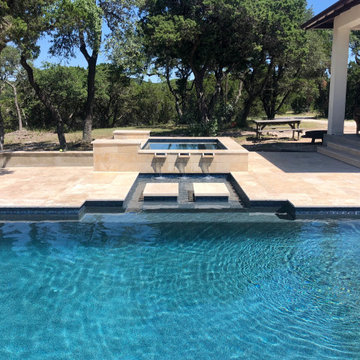 Modern Boerne Pool and Spa