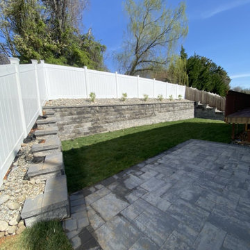 Retaining wall - Creating a backyard out of hill