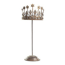Crown Sculpture - Tall - New - Holiday Accents And Figurines