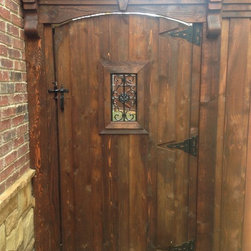 8' tall Cedar gates - Home Fencing And Gates